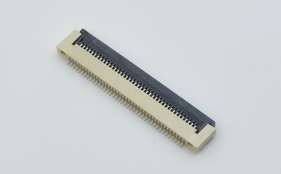 工厂销售FPC/FFC软排线连接器0.5-18P 0.5间距 H1.5厚 翻盖式下接,91色蝌蚪