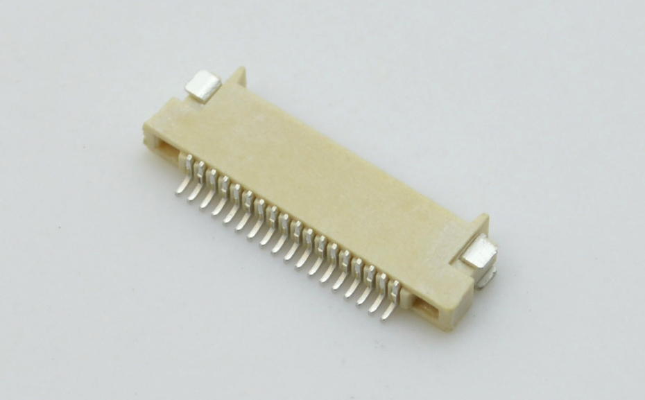 fpc连接器pcb封装 0.5-0.5mm fpc 连接器fpc双面接连接器-91色蝌蚪