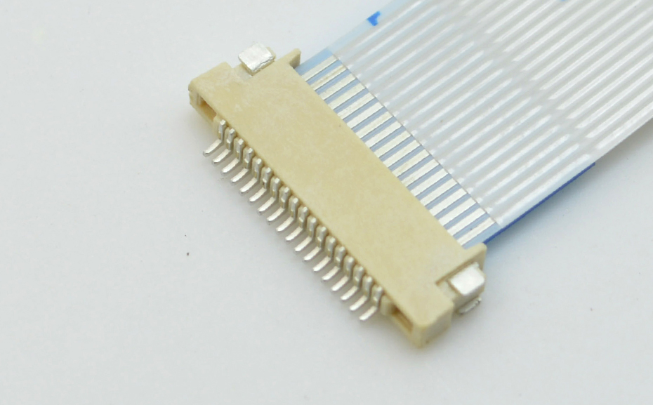 fpc连接器pcb封装 0.5-0.5mm fpc 连接器fpc双面接连接器-91色蝌蚪