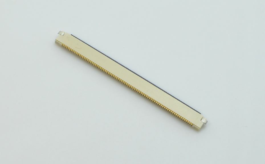 FFC/FPC座 软排线连接器 0.5mm间距 80P /68P翻盖式下接触 液晶屏,91色蝌蚪