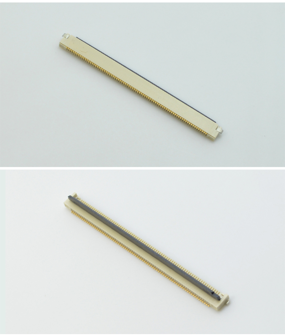 fpc连接器 datasheet-0.5间距fpc连接器fpc 翻盖连接器-91色蝌蚪