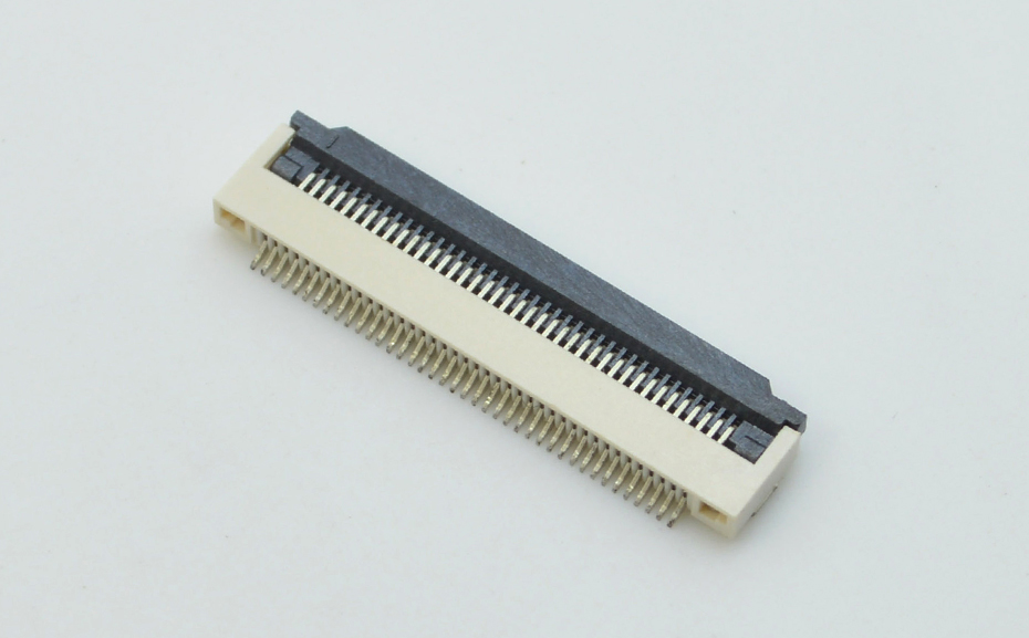 fpc软板连接器-fpc连接器 0.5mm翻盖fpc连接器-91色蝌蚪