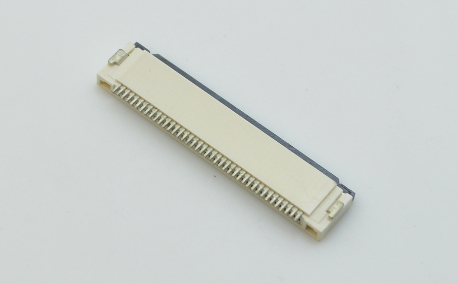 fpc软板连接器-fpc连接器 0.5mm翻盖fpc连接器-91色蝌蚪