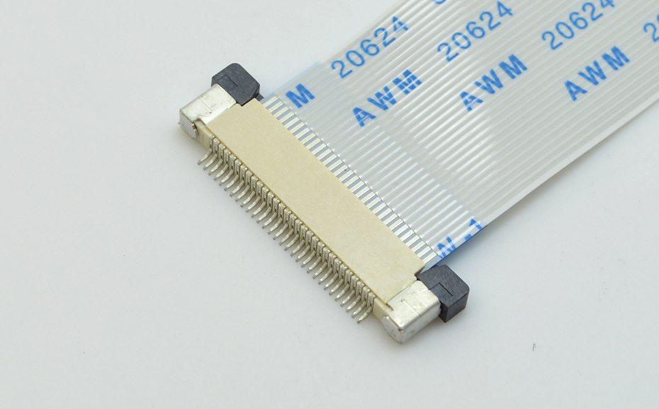 fpc连接器抽屉式-fpc连接器6p-上接fpc连接器-91色蝌蚪