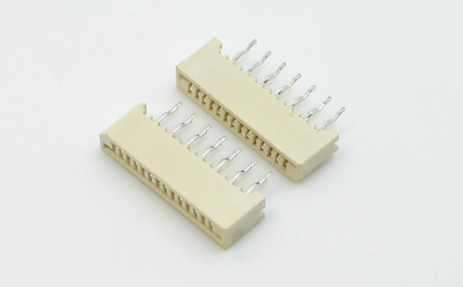 ffc   fpc连接器-fpc连接器1.0mm直插fpc连接器-91色蝌蚪