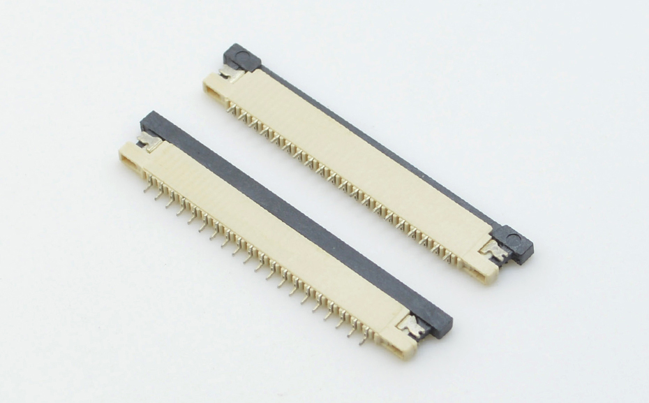 江苏ffc/fpc连接器-1.0 间距 fpc连接器fpc连接器 下接-91色蝌蚪