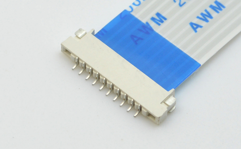FPC/FFC插座1.0双面接触连接器4/5/6/8/10/16/18/20/22/24/26/34P,91色蝌蚪