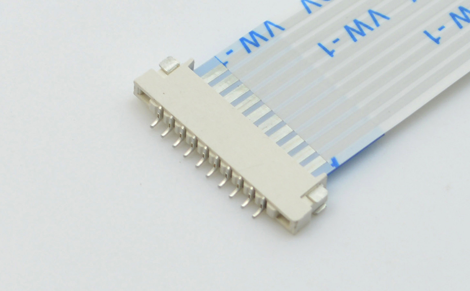 FPC/FFC插座1.0双面接触连接器4/5/6/8/10/16/18/20/22/24/26/34P,91色蝌蚪