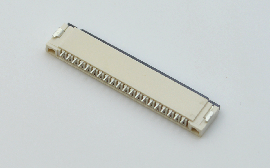 FPC/FFC连接器 0.5mm-20P/21/22/23/24P/25/26/28/30PIN 翻盖下接,91色蝌蚪