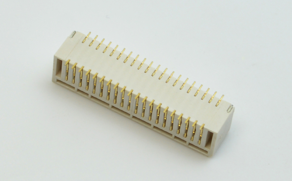 河北91色蝌蚪 主板SHD1.0间距 双排线对板WTB 卧贴侧插贴片连接器H5.5高