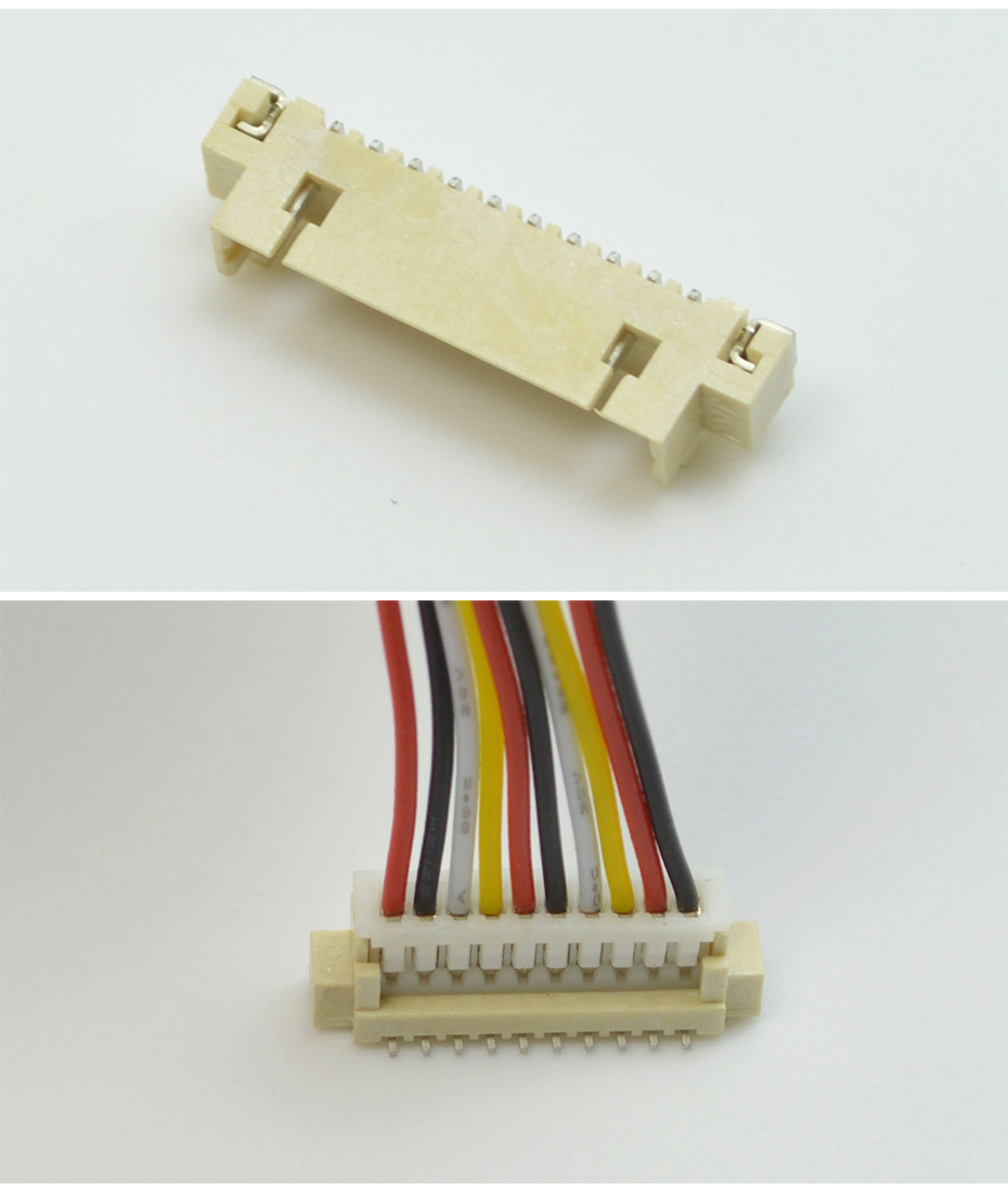 接插件fpc连接器-1.25mm fpc 连接器-fpc立贴连接器-91色蝌蚪