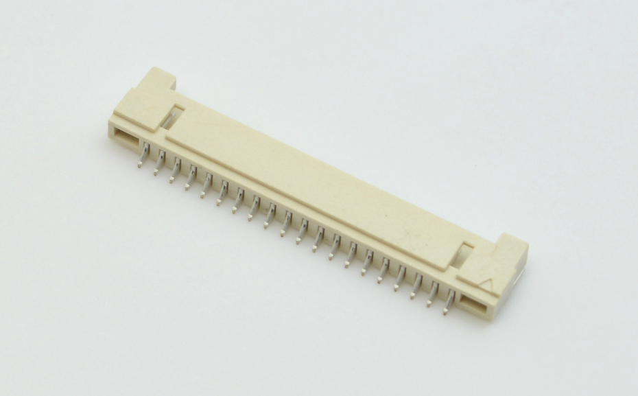 fpc小型连接器-fpc连接器间距1.27fpc连接器卧式-91色蝌蚪