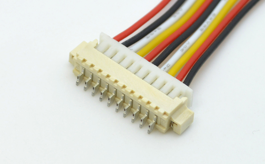 MX 1.25 间距 PCB板线对板 电子接插件连接器 卧贴5PIN,91色蝌蚪