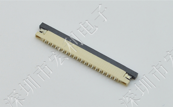 FFC软排线接插件 小蝌蚪视频在线观看 间距1.0MM-8p 上接拉锁