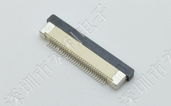 FFC/小蝌蚪视频在线观看 软排线插座 0.5mm间距-54P 下接拉锁 54Pin 抽屉式