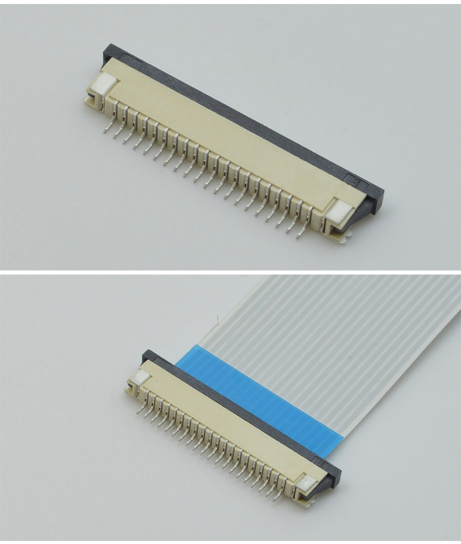 小蝌蚪视频在线观看 扁平软排线插座1.0MM 13P卧贴片下接抽屉式 可开票