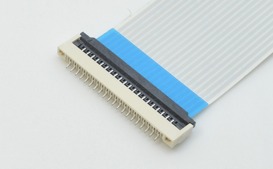 FFC/FPC插座 软排线接插件 小蝌蚪视频在线观看 间距1.0mm 26P 下接翻盖式
