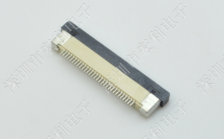 FFC/小蝌蚪视频在线观看 37p 37pin 0.5mm间距 FPC座 抽屉式上接 排线插座
