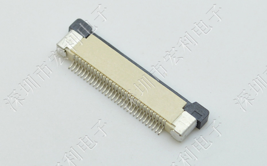 FFC/小蝌蚪视频在线观看 45p 45pin 0.5mm间距 FPC座 抽屉式上接 排线插座