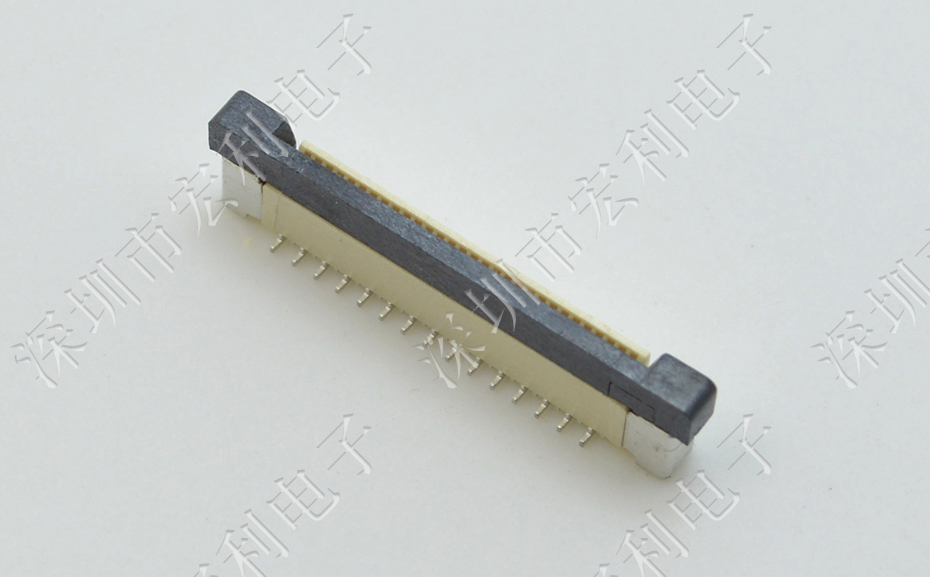 FC/FPC扁平软排线接插件 小蝌蚪视频在线观看 0.5-4P立贴拉锁 抽屉正脚位