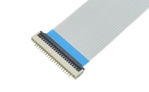 FPC插座FFC连接器 软排线插座1.0间距H2.0 4-30P卧贴翻盖式掀盖式,91色蝌蚪