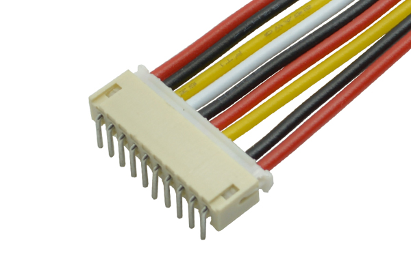 仿 替代JST连接器,B9B-ZR-SM4-TF(LF)(SN)间距1.5-9p立贴弯脚,91色蝌蚪