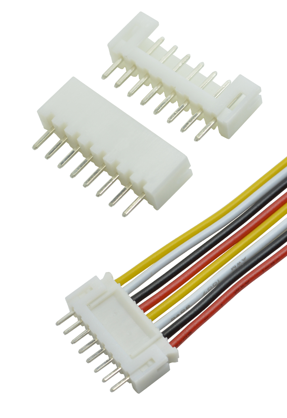 PH2.0mm 8P 单排连接器2.0mm间距 8芯接插件 直针,91色蝌蚪