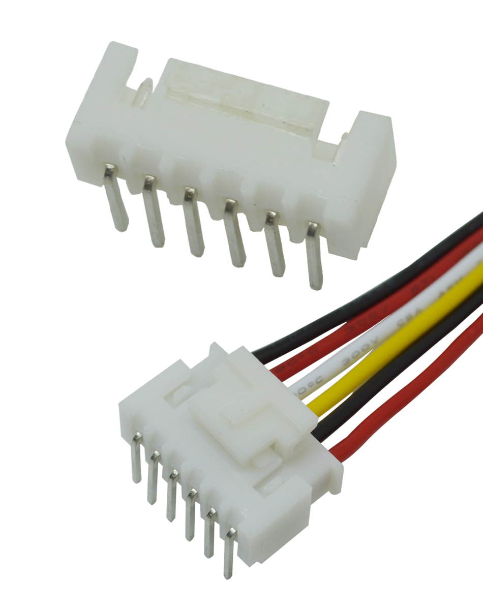 XHB2.5-4AW带扣弯针插座 带锁带扣 HY2.5MM 弯插连接器,91色蝌蚪