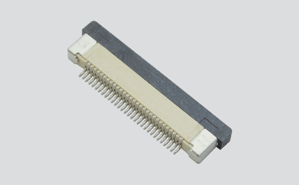 FPC/FFC连接器 0.5mm间距H2.0抽屉式下接软排线连接器 4-28P,91色蝌蚪